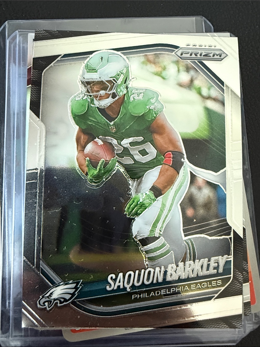 Saquon Barkley Philadelphia Eagles Football Trading Card - Green